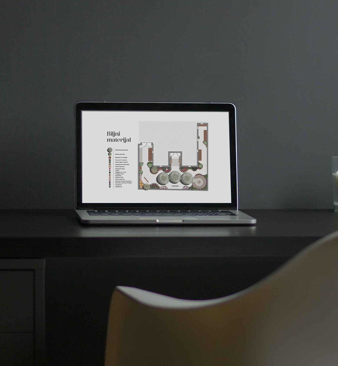 Tlocrtni prikaz idejnog rješenja za atrij stambene zgrade u centru Zagreba